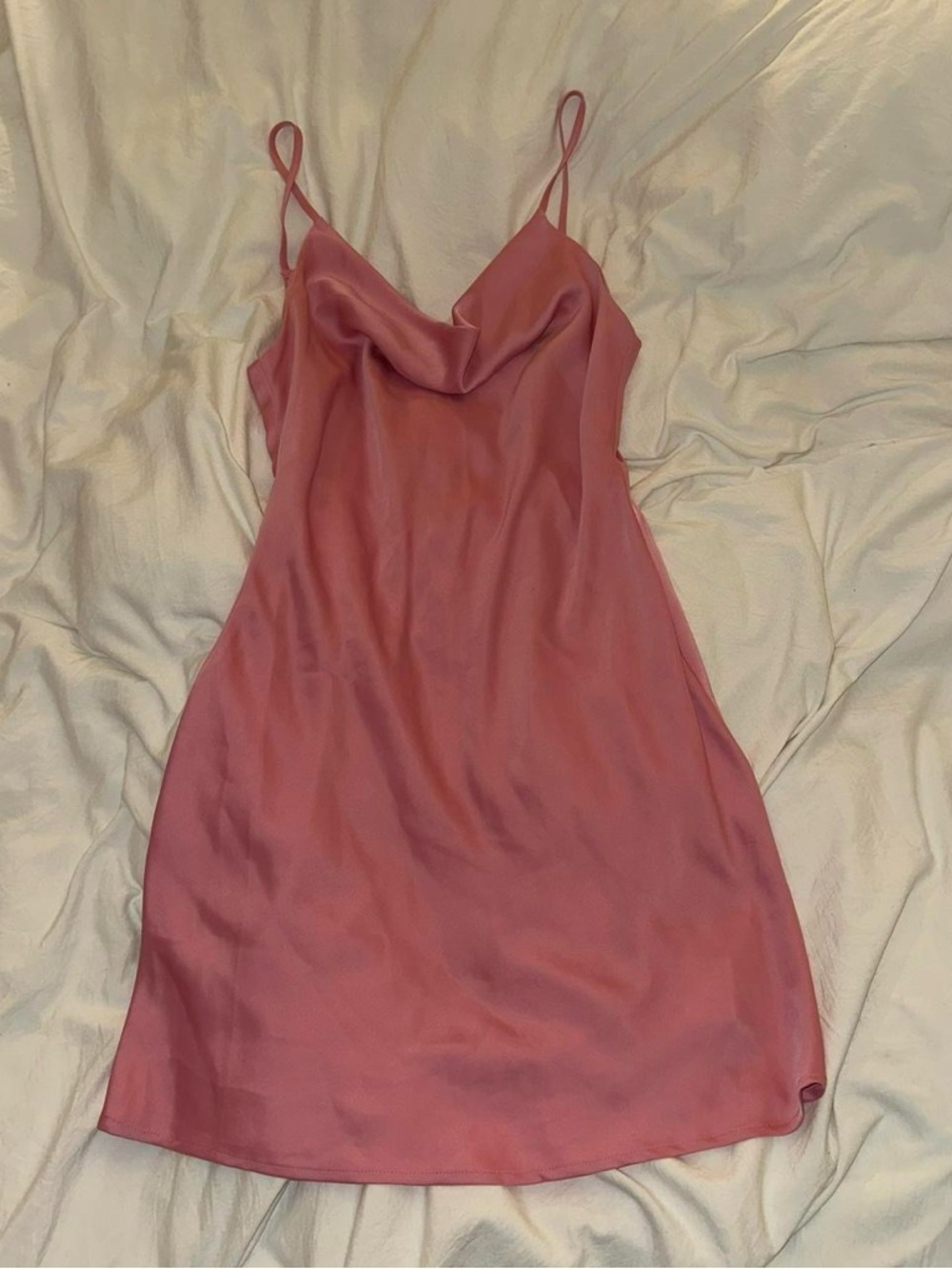 Urban Outfitters Pink Slip Mini Dress
